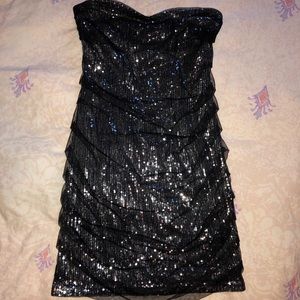 Sexy black sparkly cocktail dress!!